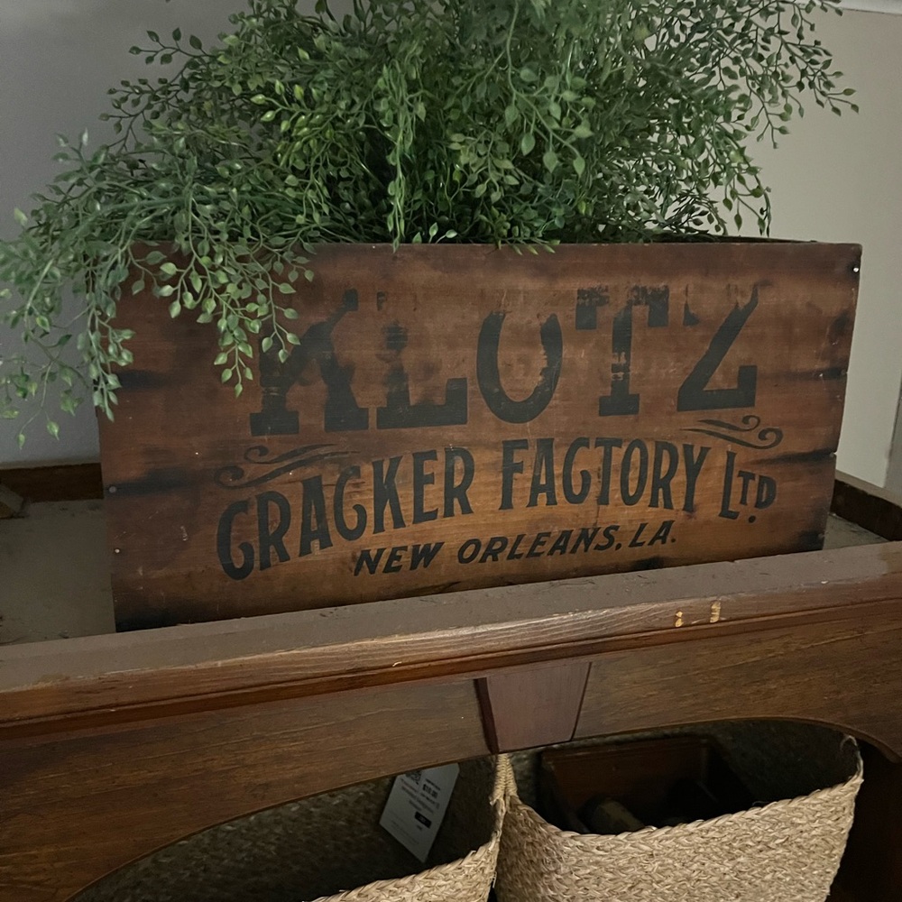 Wooden box